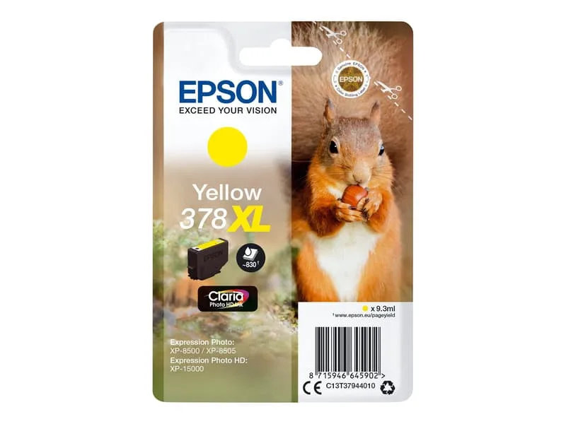 Epson Bläck Gul 9.3ml 378XL