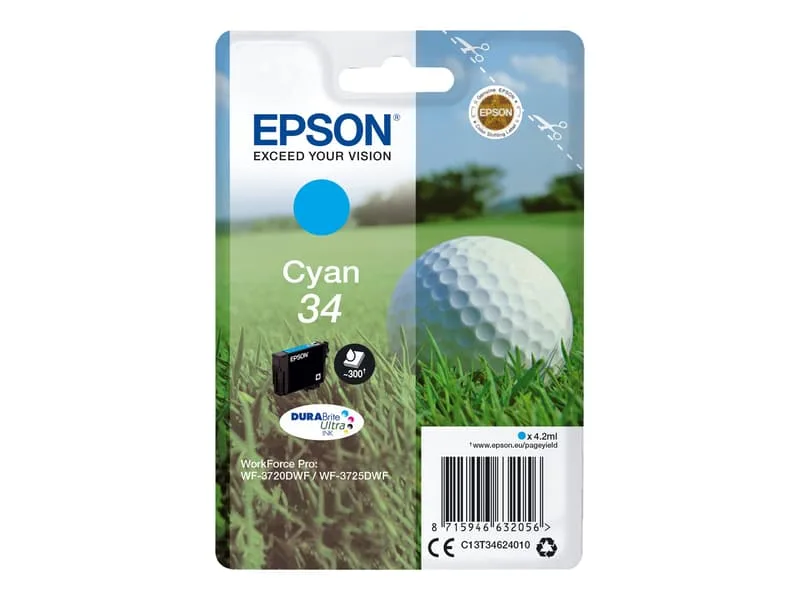 Epson Bläck Cyan 4.2ml 34