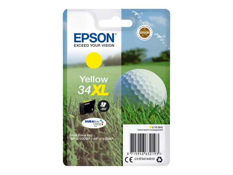 Epson 34XL Gul