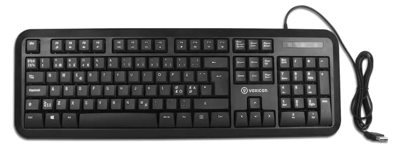 Voxicon Trådad Tangentbord 210W