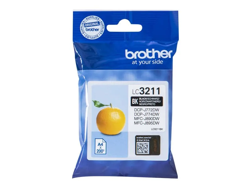 Brother Bläck Svart LC3-211BK