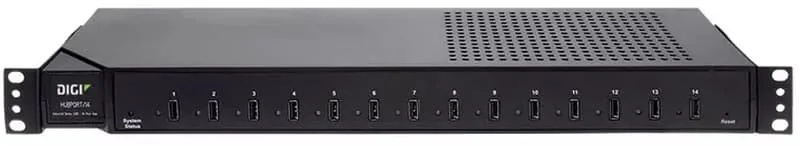 Hubport 14 Port USB 2.0 Hub 19"