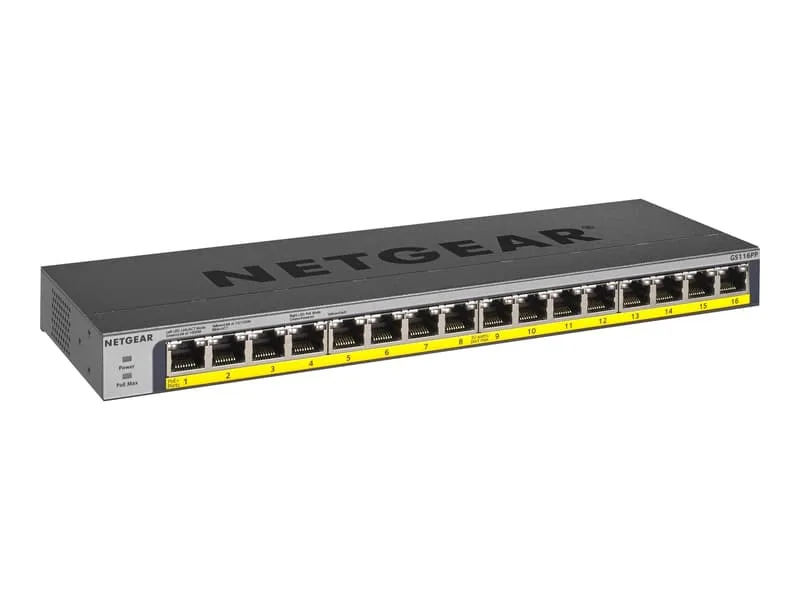 GS116LP 16-Port PoE 76W Switch