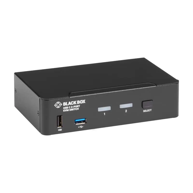 Black Box KVMC4K-2P KVM Switch USB-C 4K 2-Port