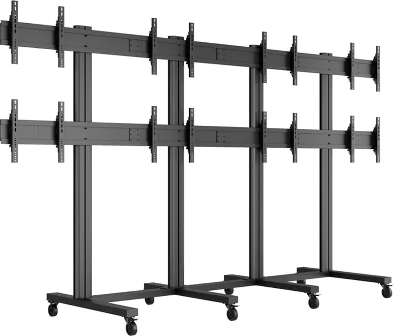m Public Video Wall Std 8-Screen 40-55'' Black