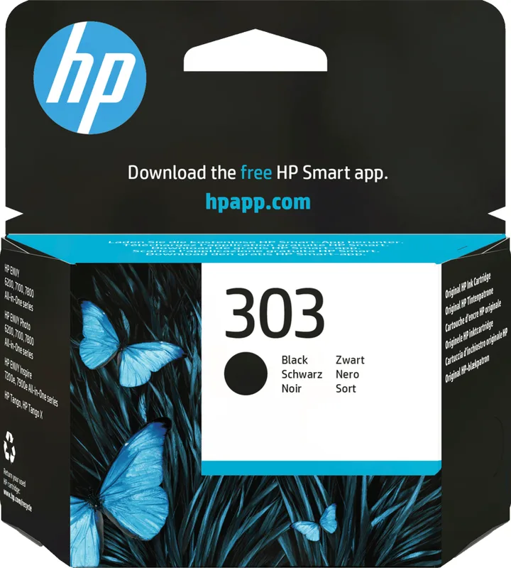 HP Ink/original 303 svart