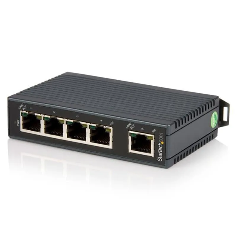 Startech Industriell Ethernet-switch med 5-portar