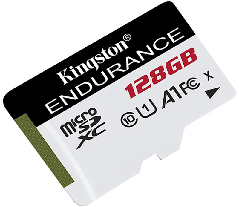 Kingston 128GB microSDXC-kort Endurance, 95R/45W C10 A1 UHS-I