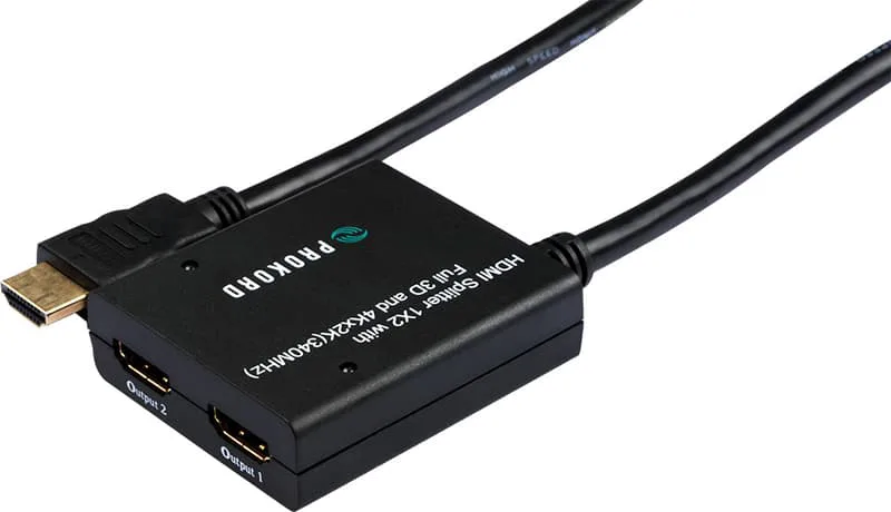 Prokord HDMI 2-Port 4K Video Splitter