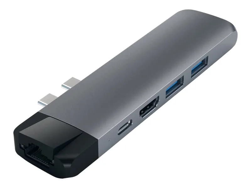 Satechi Aluminum Type-C Pro Hub with Ethernet