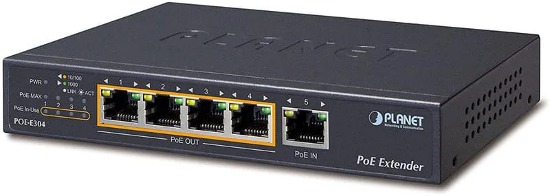 4-Port PoE Extender 60W