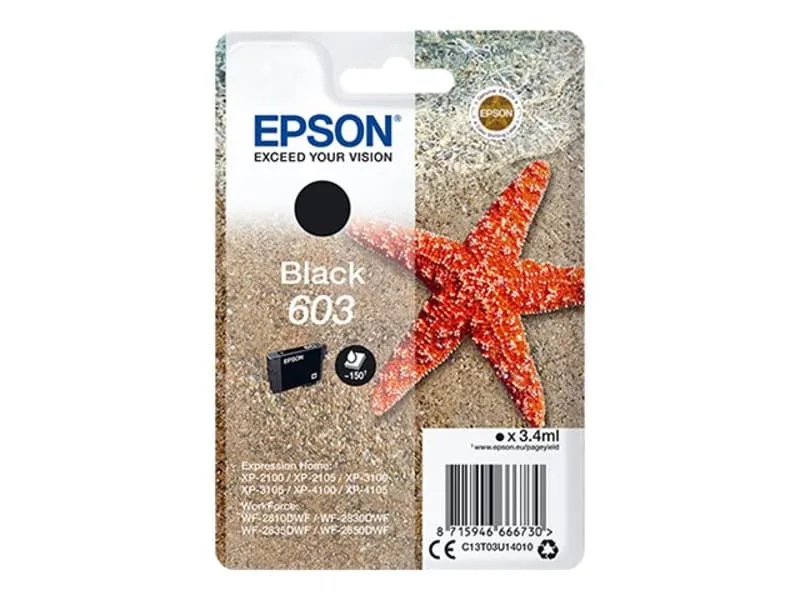 Patrone Epson 603 black T03U1