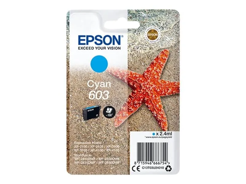 Epson 603 Cyan, 130 sidor