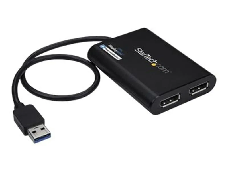 USB 3.0 To Dual Displayport Adapter 4k 60hz