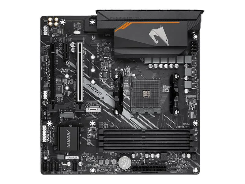 GIGABYTE B550M AORUS ELITE, AMD, Uttag AM4, AMD Ryzen 3000 Series, AMD Ryzen 4000 Series, AMD Ryzen 5000 Series, Uttag AM4, DDR4-SDRAM, 128 GB