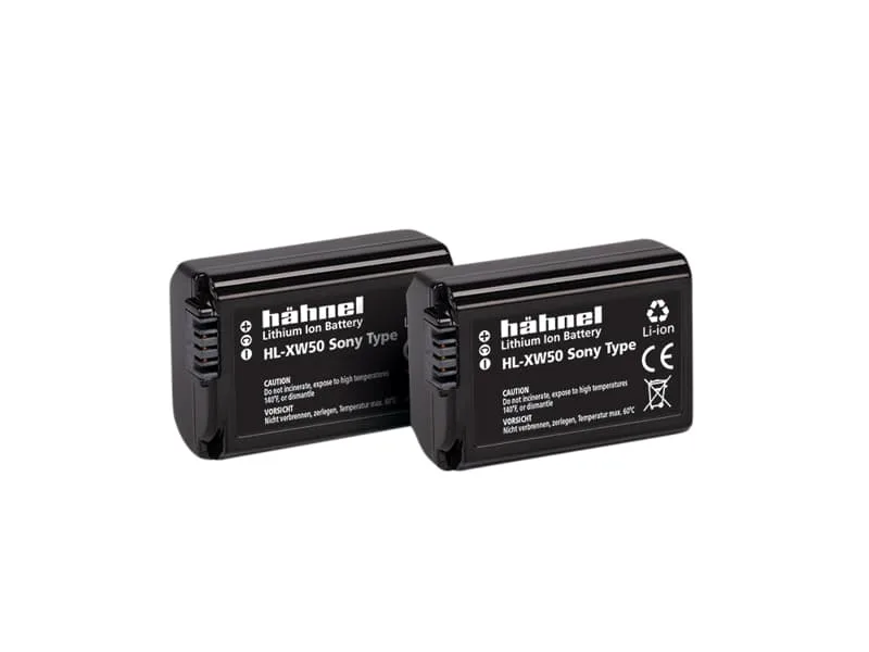 Hähnel Sony HL-XW50 Batteri Twin Pack