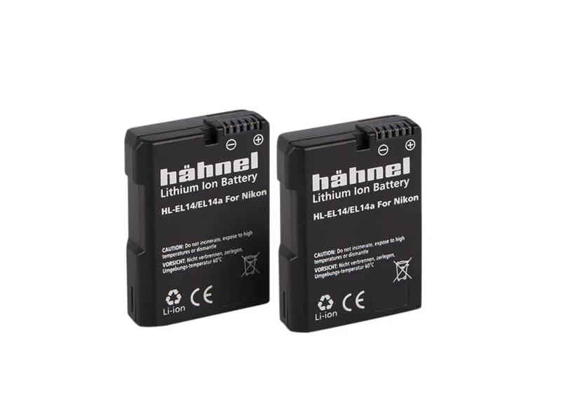 Hähnel Nikon HL-EL14/ 14A Batteri Twin Pack