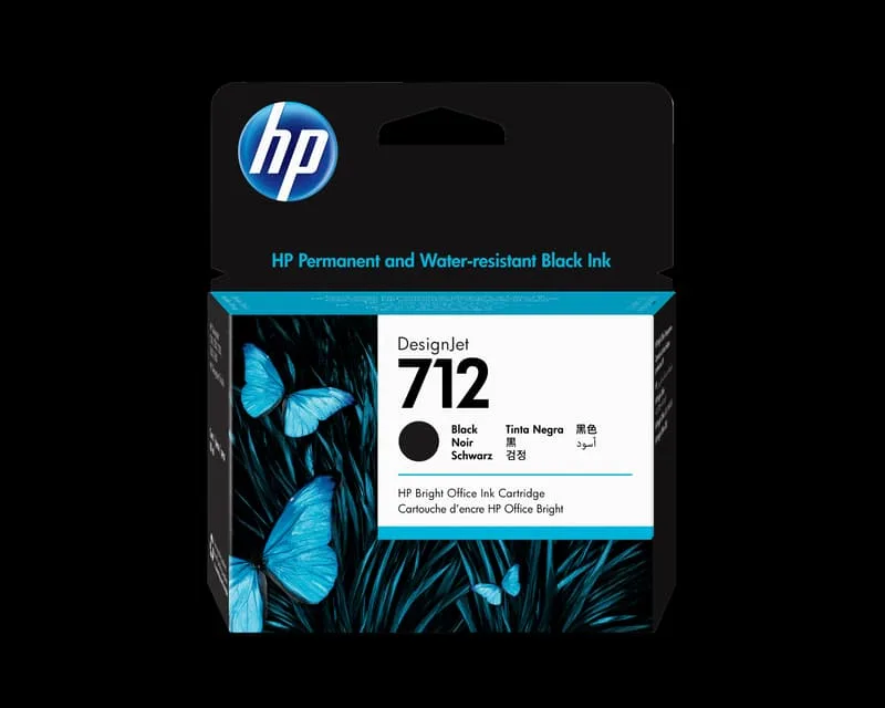 HP 712 Svart