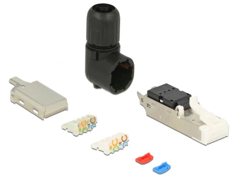 Kontaktdon Verktygsfri CAT6A STP RJ45