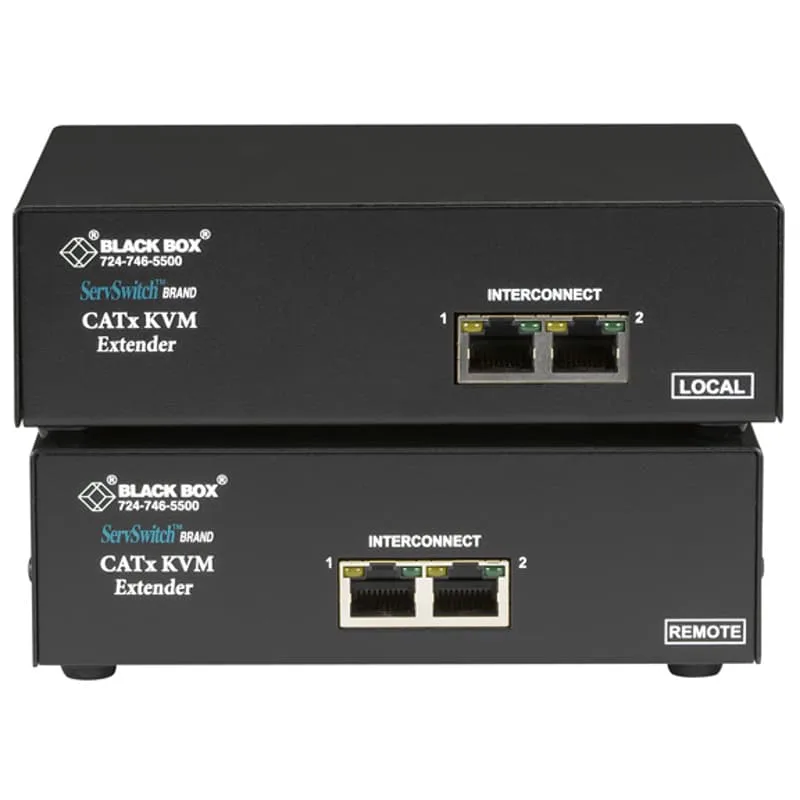ServSwitch Brand CATX USB KVM Extender, Dual-Head VGA