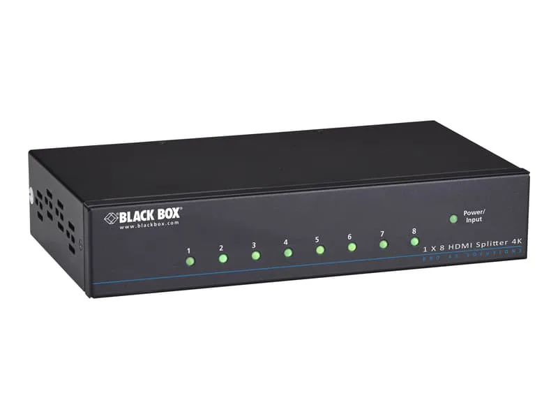 Black Box 4K HDMI Splitter 1 x 8