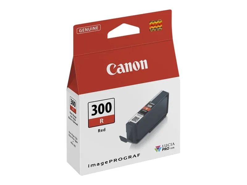 Canon PFI-300 R - röd - original