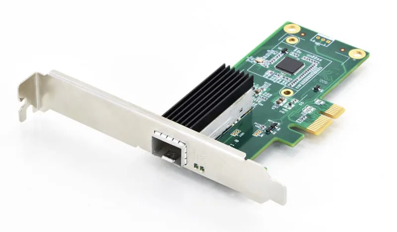 Gigabit Fibernätverkskort PCie-x1