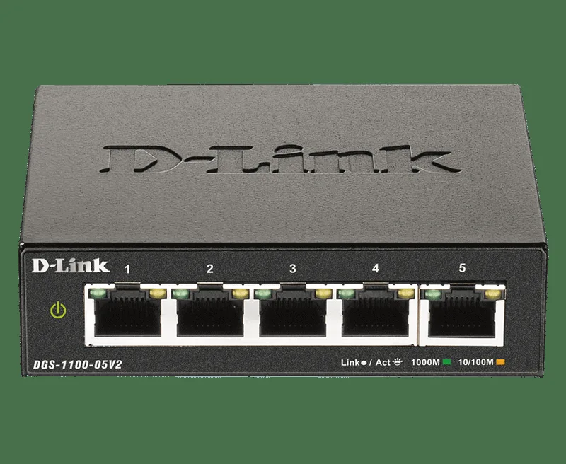 D-Link 5-Port Gigabit Smart Managed Switch