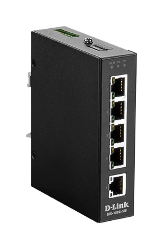 D-Link DIS-100G-5W 5-Port Industriell Switch