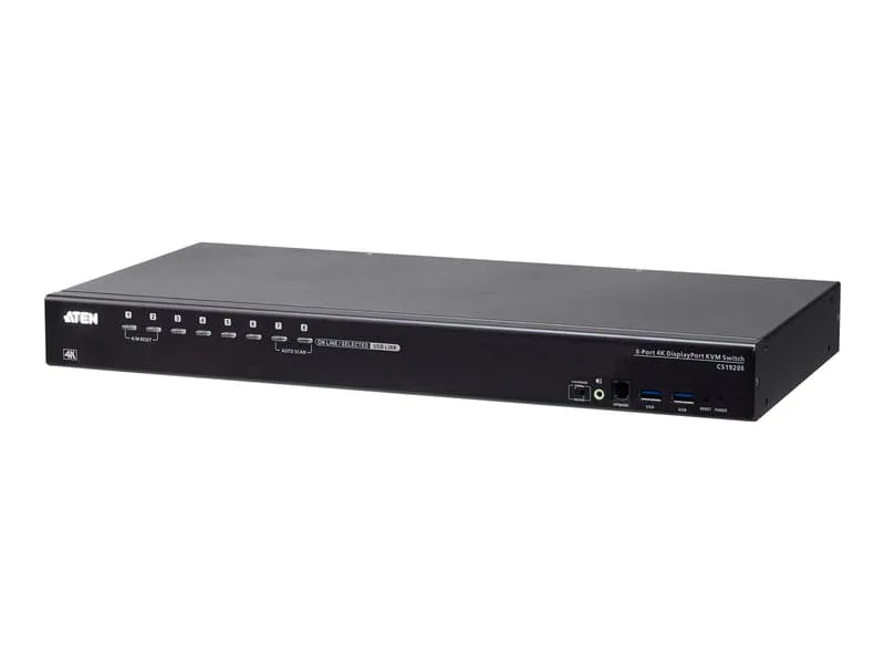 Aten 8-portars USB 3.0 4K DisplayPort KVM-switch