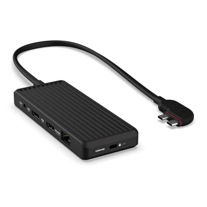 Unisynk 10 Port Dual Screen Hub adapter för Mac
