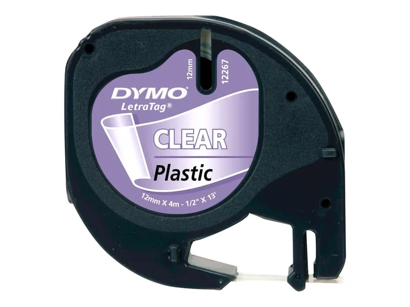 5 vita band för Dymo LetraTag LT-100H / LT-100H Plus/LT-100T /LT-100T Plus/2000/XM/XR/QX50 etikett