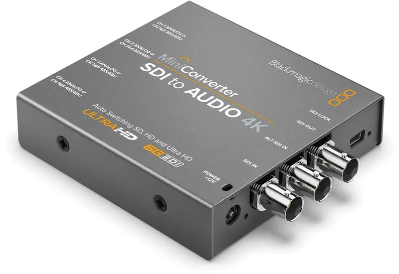 Design Mini Converter SDI to Audio 4K Aktiv videokonverterare 3840 x 2160