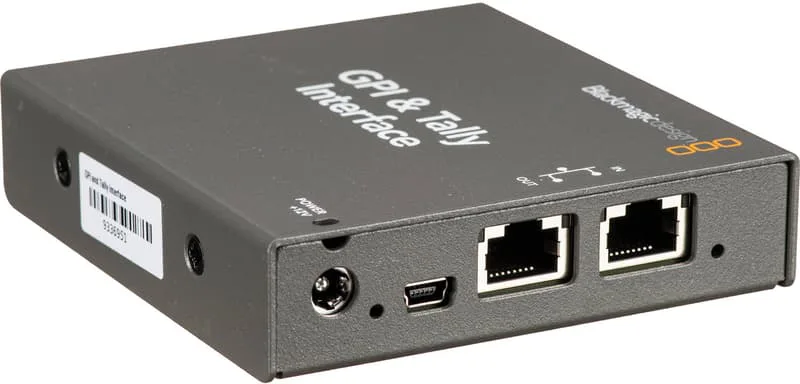 Design GPI & Tally Interface nätverkskort/adapters