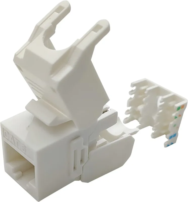 Cat6A Keystone UTP för AWG28 Slim Cable