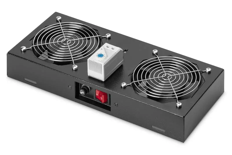 DIGITUS Professional Line DN-19 FAN-2-WM-T-SW