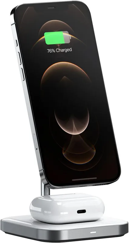 Satechi Magnetic 2-in-1 Wireless Charging Stand