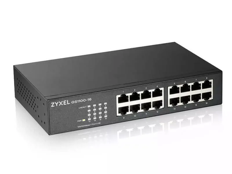 GS1100-16 Ohanterad Gigabit Ethernet