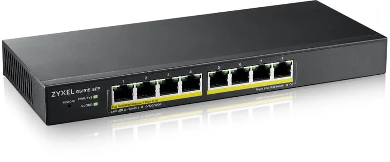Nebula GS1915-8EP PoE 60W Switch