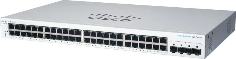 Cisco CBS220 48G 4SFP+ PoE 382W Smart