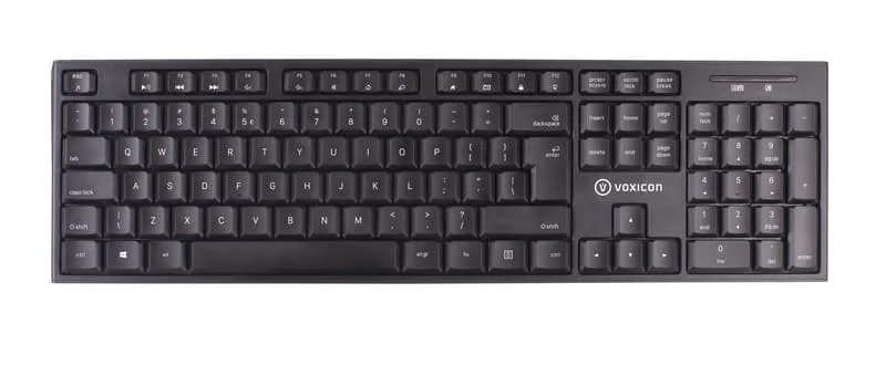 Voxicon DK-200WL/INT tangentbord Kontor RF Trådlös QWERTY