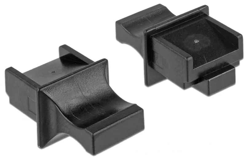 DeLOCK Dust Cover for RJ45 jack 10 pieces grey