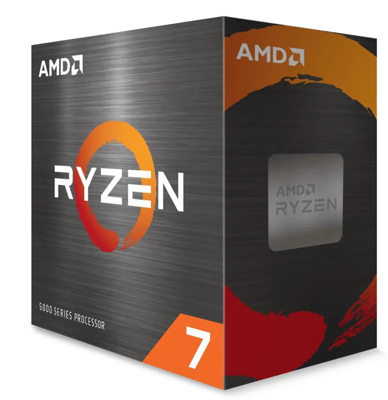 AMD Ryzen 7 5700X (8 Cores/16 Threads, 65W TDP, AM4 Socket, 32MB Cache, Up to 4.6GHz Max Boost, No Cooler)