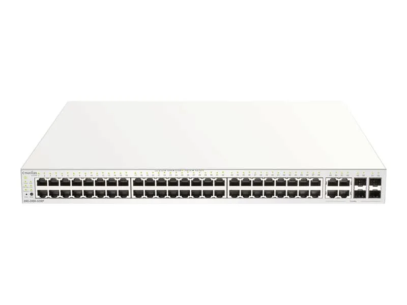 D-Link DBS-2000-52MP nätverksswitchar hanterad L2 Gigabit Ethernet