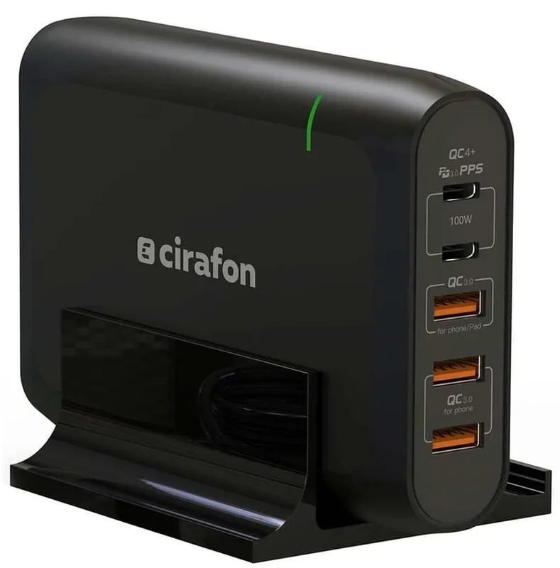 Laddstation 96W USB-C+A PD/QC4+