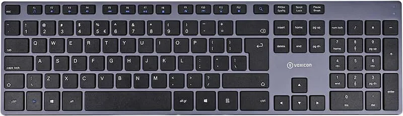 Voxicon Wireless Slim Metal Keyboard 295wl Grey