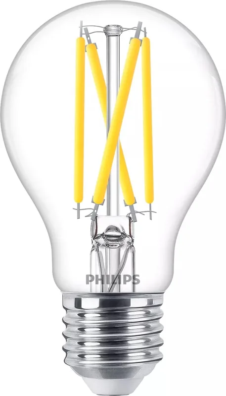 Philips LED E27 Normal 60W Klar Dimbar WarmGlow 806lm