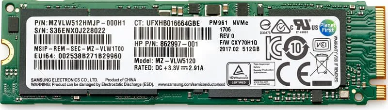 HP 1 TB PCIe 4x4 NVMe TLC