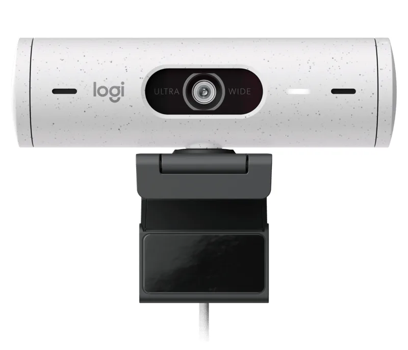 Logitech - Brio 500 Full HD Webcam USB-C OFF-WHITE