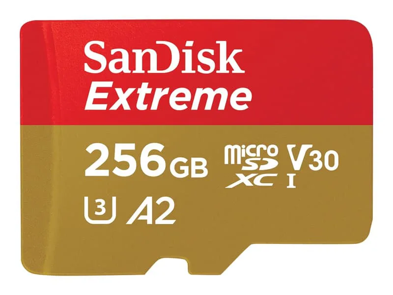 Extreme 256 GB MicroSDXC UHS-I Klass 3